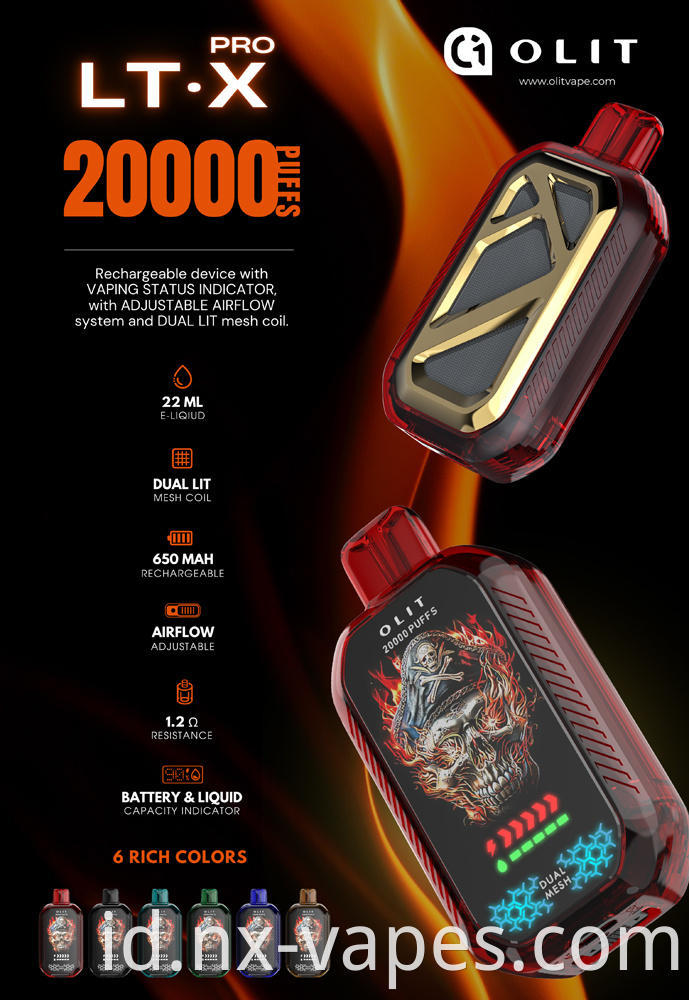 LT-X Pro 20000 Puffs 20 LT-X Pro 20000 puffs 20